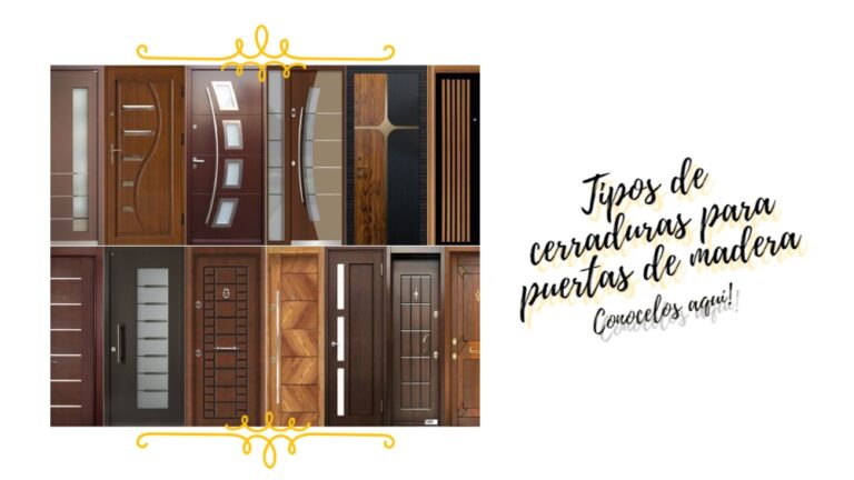 Tipos de cerraduras para puertas de madera