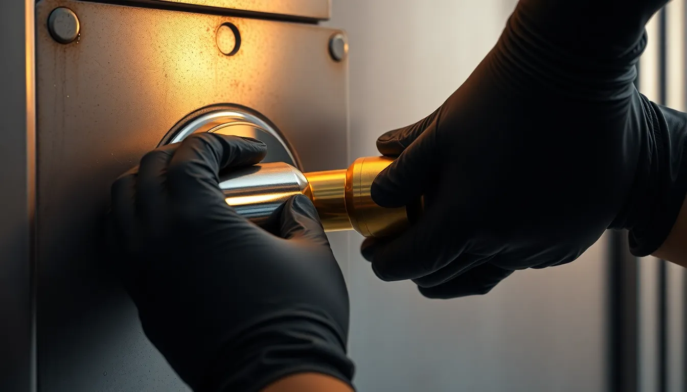 cambiar bombín puerta blindada