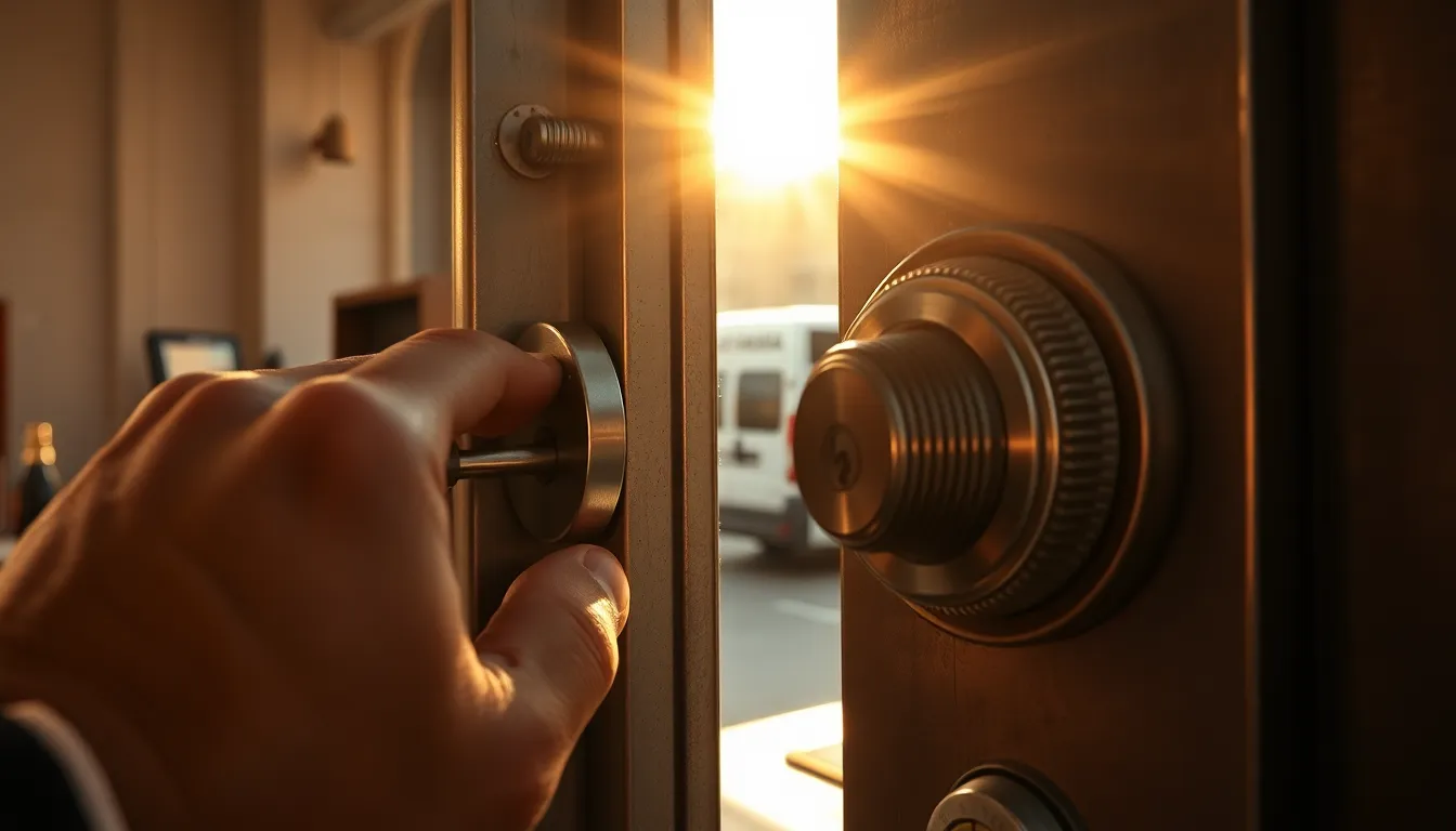 cerradura de puerta blindada, cerrajeros